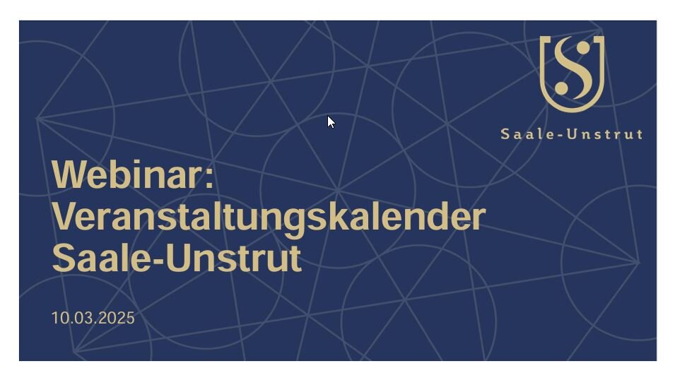 youtube Video Thumbnail: Startbild Webinar Veranstaltungsmelder