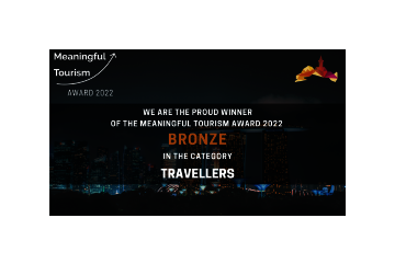 Bronze-Zertifikat des Meaningful Tourism Award 2022 der Kategorie Travellers