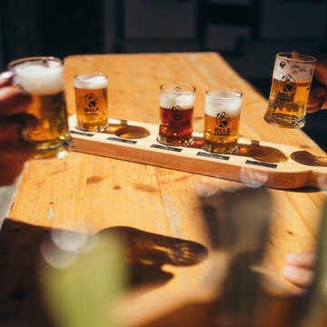 Bier aus regionaler Brauerei im Zeitzgrund