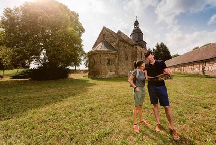 romanische Kirche in Steinbach bei Bad Bibra