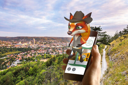 Augmented-Reality-Tour Waldpfad Schlauer Ux in der Erlebnisregion natura jenensis