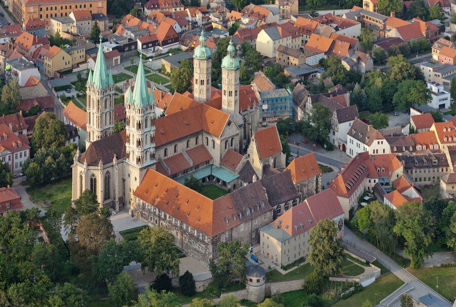 Naumburg aus der Vogelperspektive