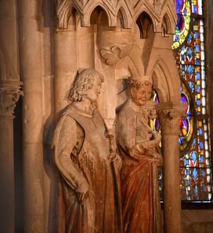 Stifterfiguren Herrmann und Reglindis im Westchor des Naumburger Doms