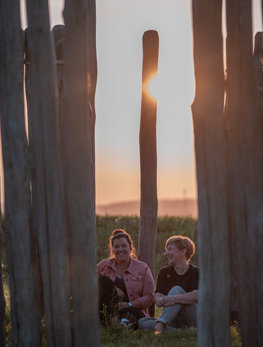 Abendstimmung im Sonnenobservatorium Goseck