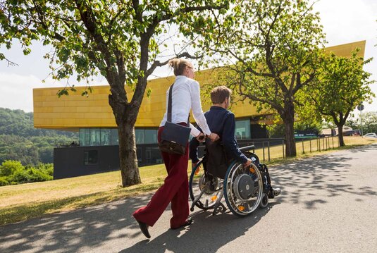 Barrierfreier Zugang zur Arche Nebra