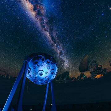 Sternenhimmelprojektion im Planetarium Jena