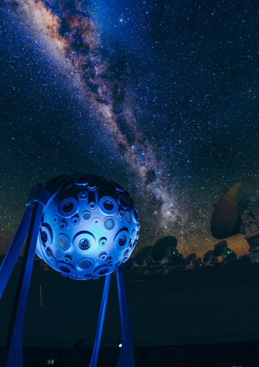 Sternenhimmelprojektion im Planetarium Jena