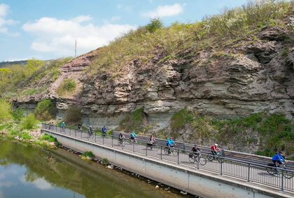 Unstrutradweg bei Laucha