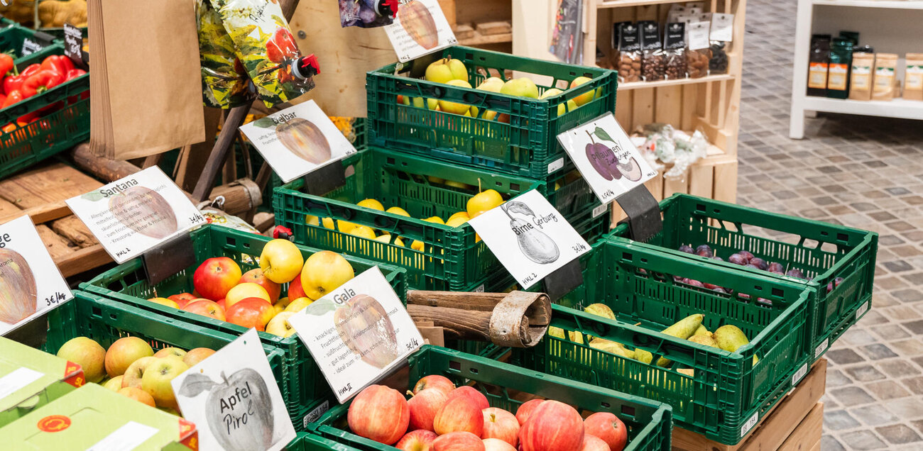 Hofladen des Agrarunternehmens Wöllmisse in Gernstedt