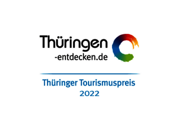 Logo Zertifikat des Thüringer Tourismuspreis 2022