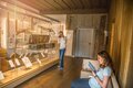 Instrumentenvitrine im Heinrich-Schütz-Haus Weißenfels