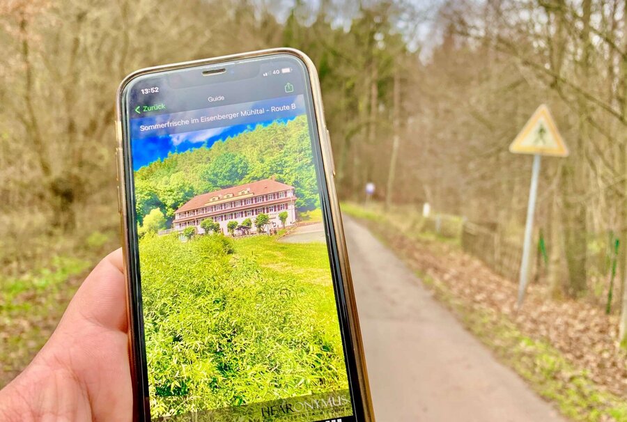 Mit Gunter Emmerlich und der Hearonymus-App das Mühltal erkunden