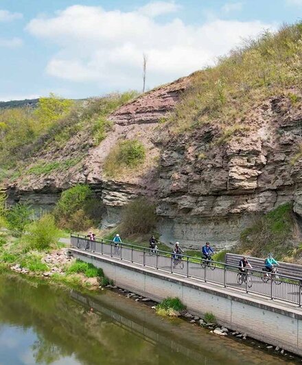 Unstrutradweg bei Laucha