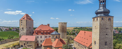 Aussenansicht einer Burg