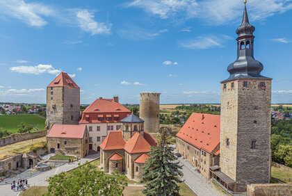 Aussenansicht einer Burg