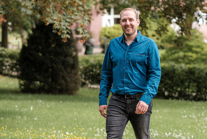 Portrait von Pascal Zeymer, Hoteldirketor Parkhotel Güldene Berge