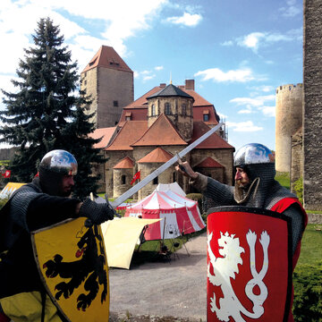 Ritterkampf auf der Burg Querfurt