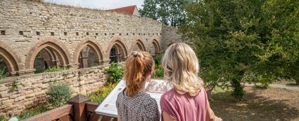 Kloster Memleben mit Ruine der Klosterkirche