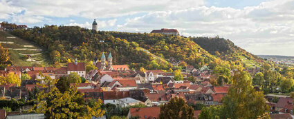 Blick auf Freyburg in Saale Unstrut