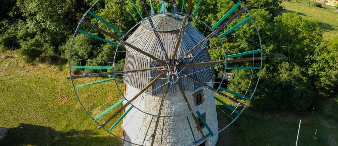 Holländer Windmühle Eckartsberga