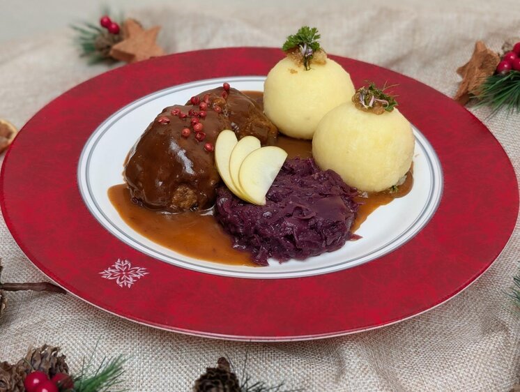 Weihnachtliches Festtagsbuffet