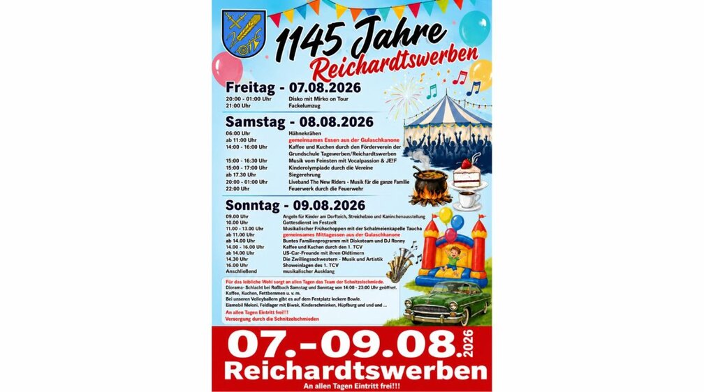 1145 Jahre Reichardtswerben