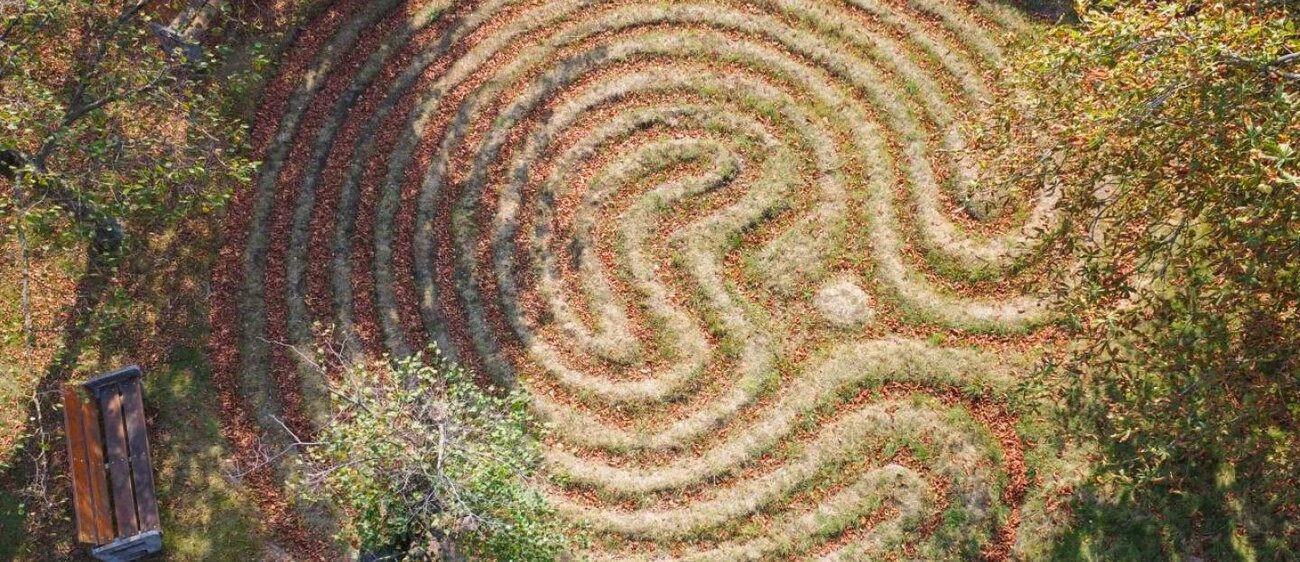 Trojaburg und Rasenlabyrinth in Steigra