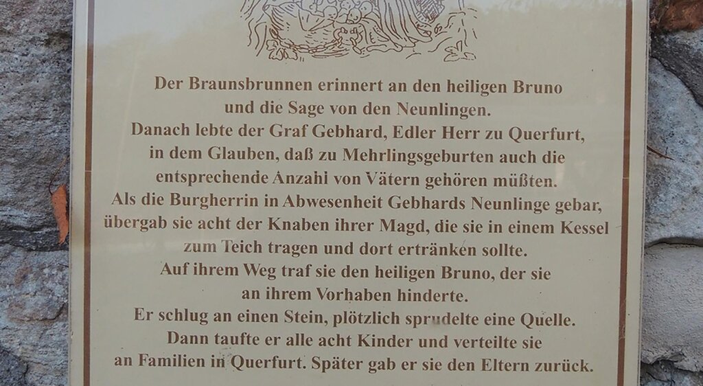 Tafel Braunsbrunnen