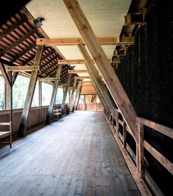 Das Gradierwerk in Bad Sulza ist ideal für Gäste mit Atemwegsbeschwerden.