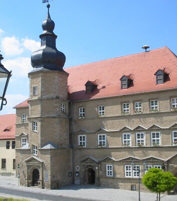 Blick auf das Rathaus