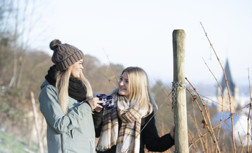 öffentliche Glühweinweinwanderung 