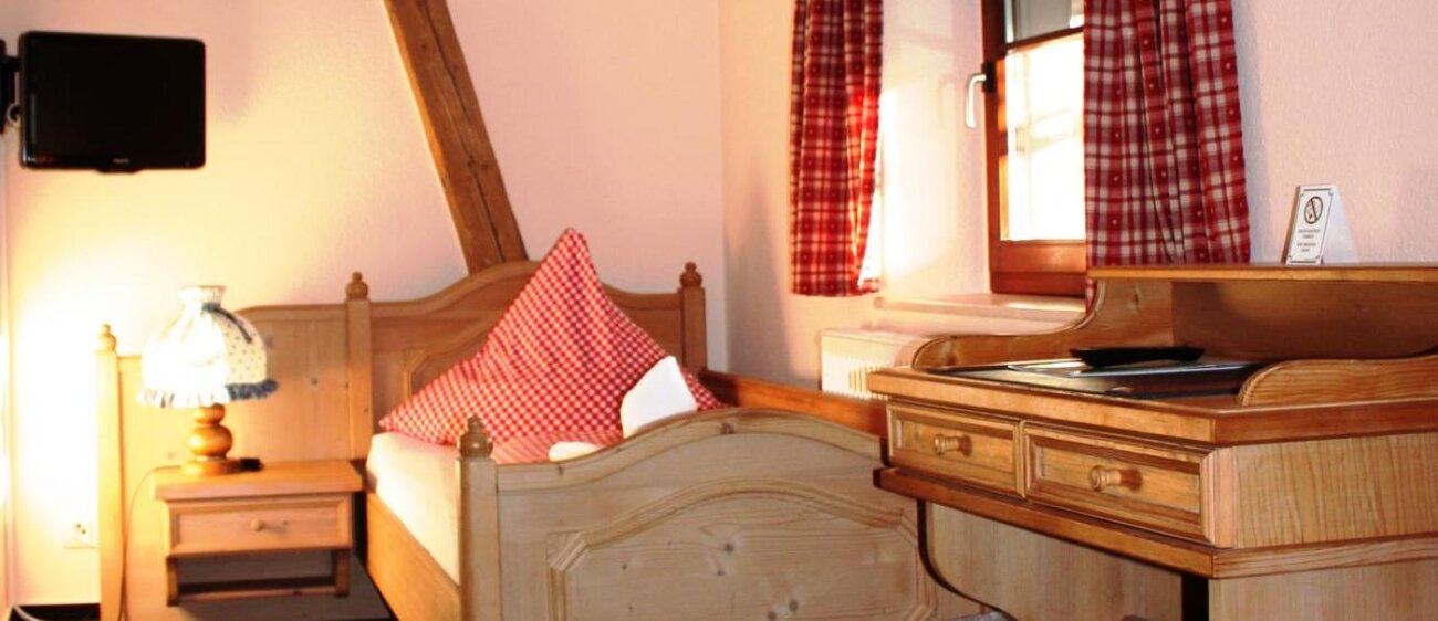 Einzelzimmer im Hotel Sonnekalb Kleinheringen