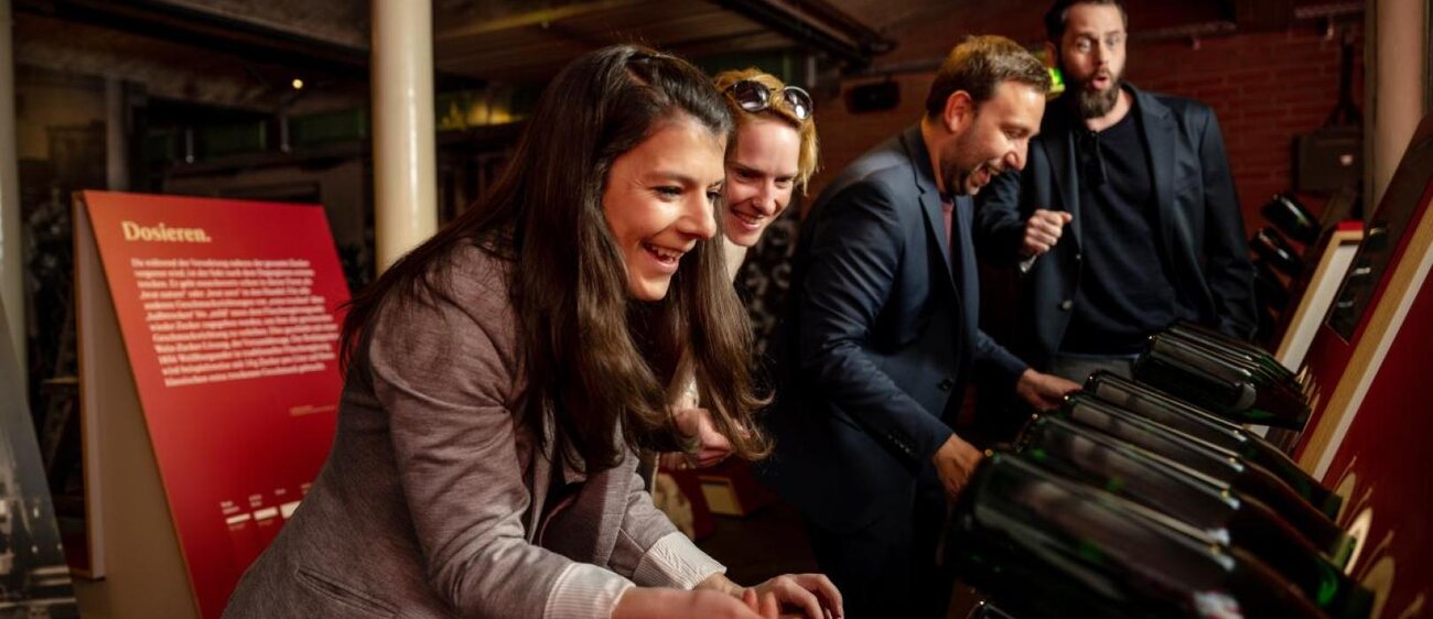 Interaktive Ausstellung in der Rotkäppchen Erlebniswelt in Freyburg (Unstrut).