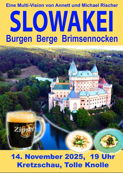 Slowakei - Burgen-Berge-Bimsennocken