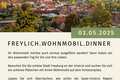 Wohnmobil Dinner