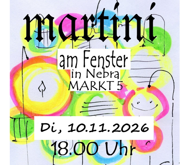 MARTINI AM FENSTER