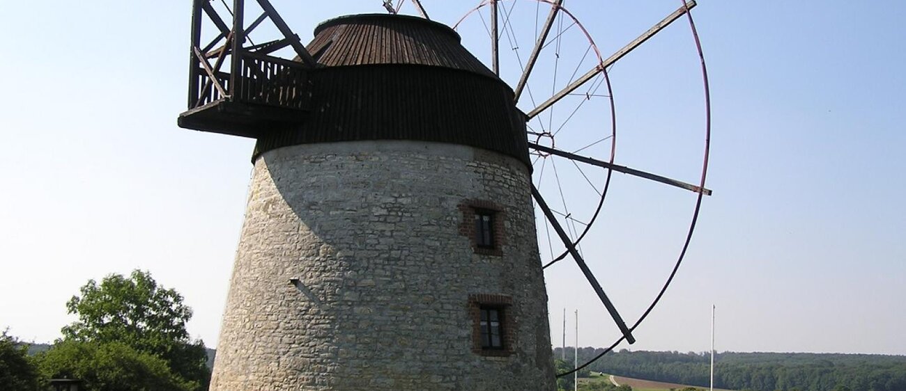 Rückansicht Windmühle