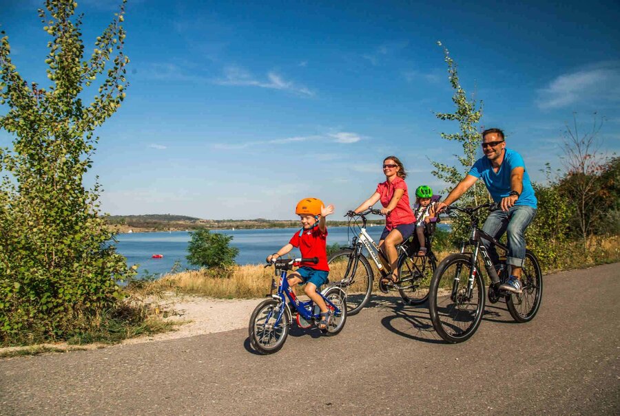 Familien-Radtour um den Geiseltalsee
