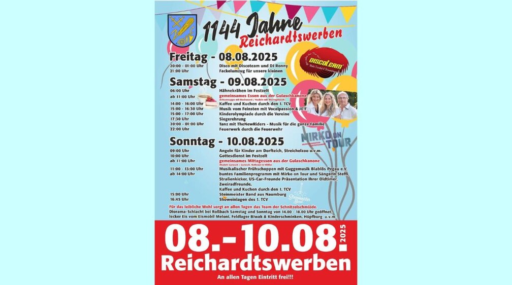 1144 Jahre Reichardtswerben