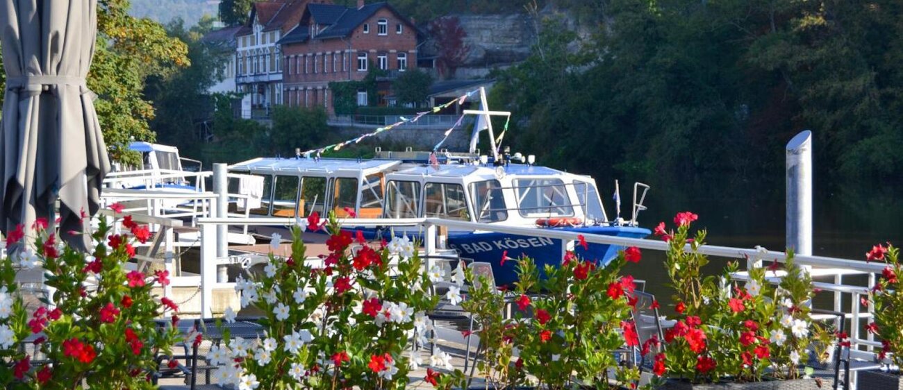 Die Saale-Unstrut-Region von Bad Kösen aus mit dem Schiff erkunden.