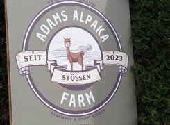 Stößen-Adams-Alpaka-Farm-Eingang