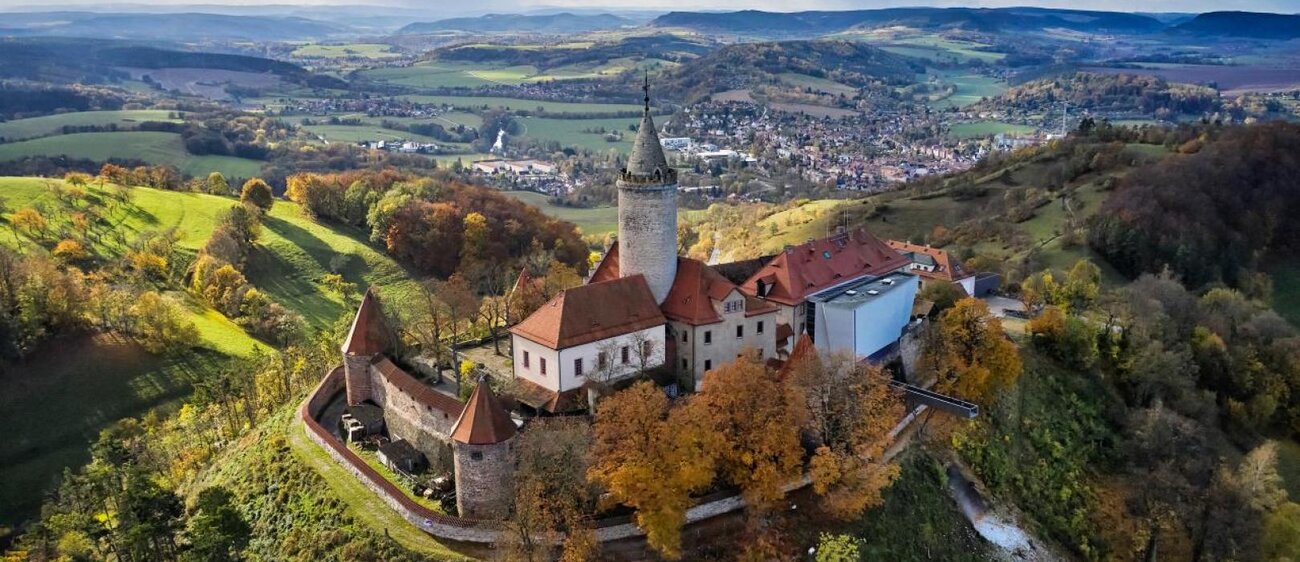 Leuchtenburg bei Seitenroda im Herbst