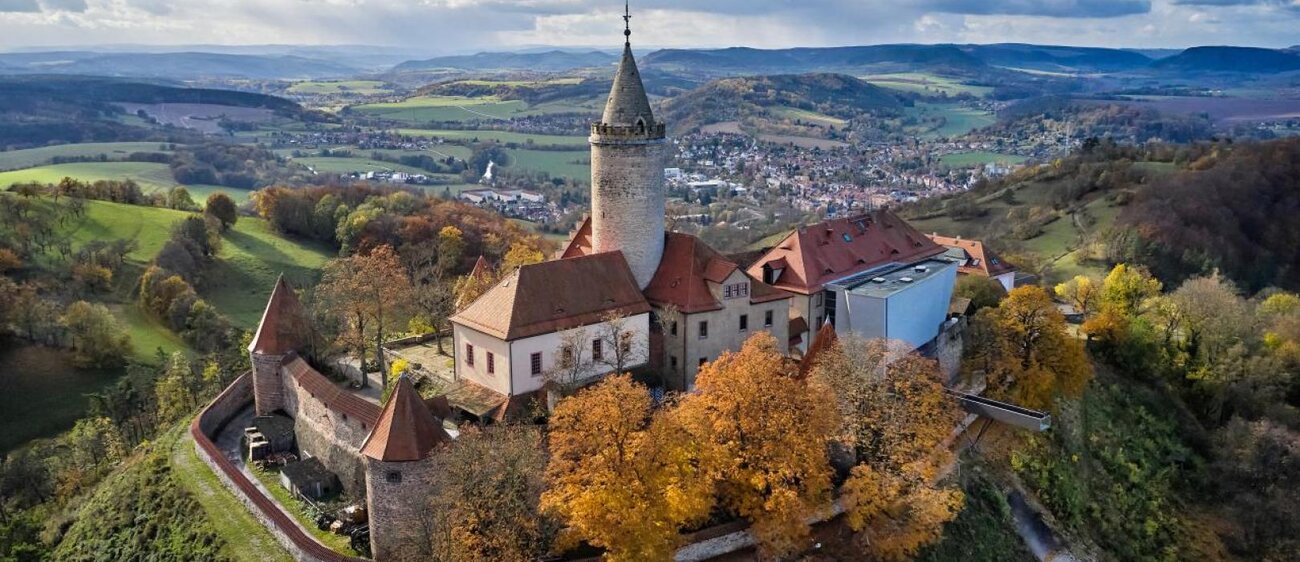 Leuchtenburg bei Seitenroda im Herbst