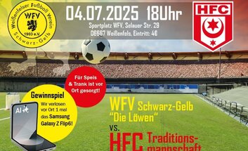 WFV Schwarz-Gelb "Die Löwen" gegen die Traditionsmannschaft des HFC