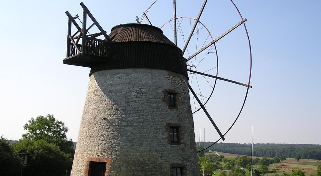 Rückansicht Windmühle