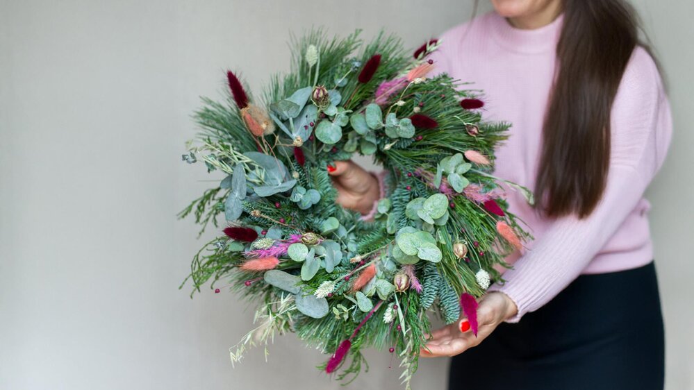 Weihnachtlicher Türkranz-Workshop