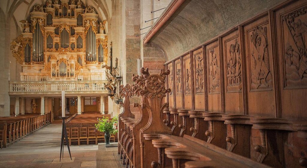 Merseburger Kaiserdom mit Ladegastorgel