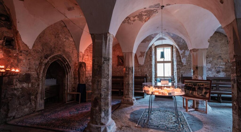 Gewölbe im Kloster St. Claren Weißenfels