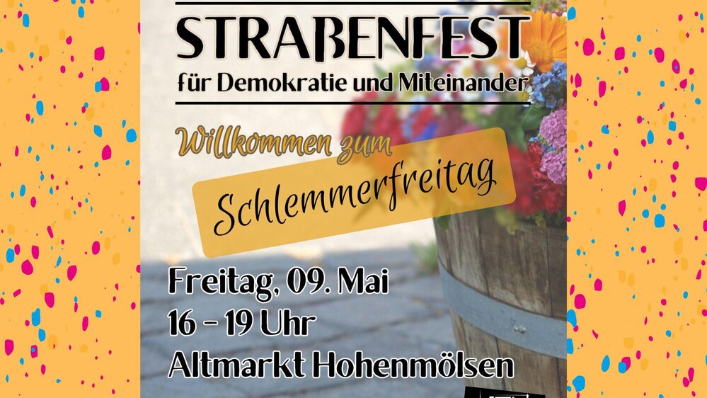 Straßenfest für Demokratie und Miteinander