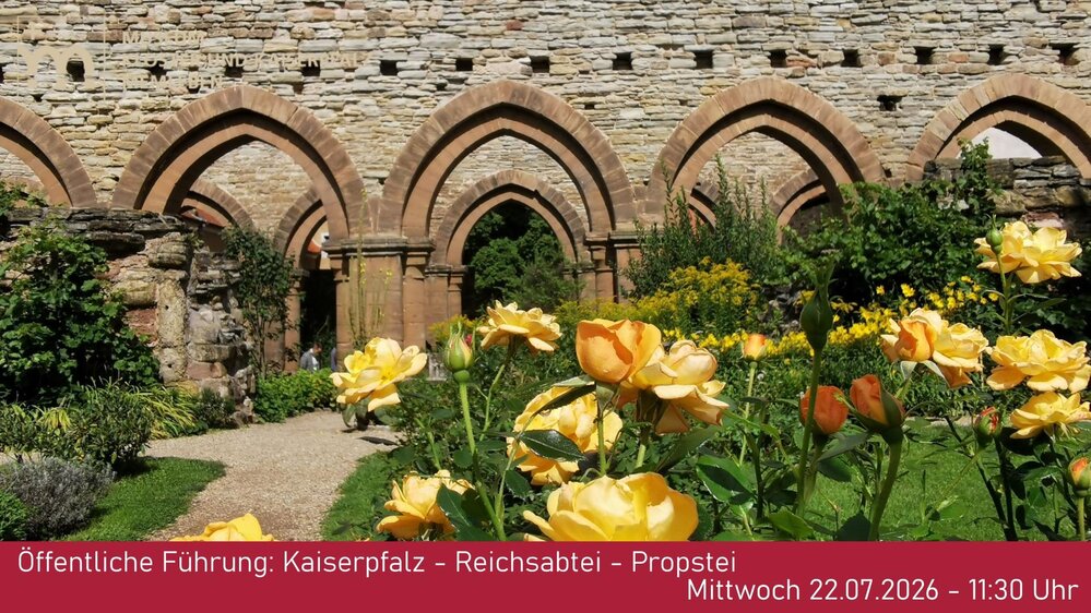 Öffentliche Führung: Kaiserpfalz - Reichsabtei - Propstei